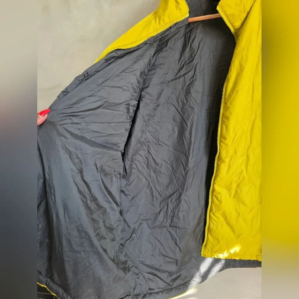 The North Face Mens Full Zip Packable Jacket Polyester size XXL Chartreuse